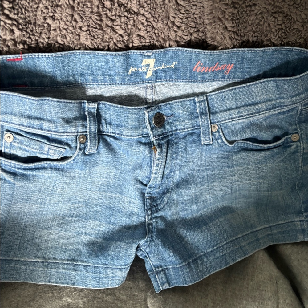 7 for all Mankind Lindsay cutoffs